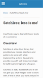 Mobile Screenshot of docs.satchless.com